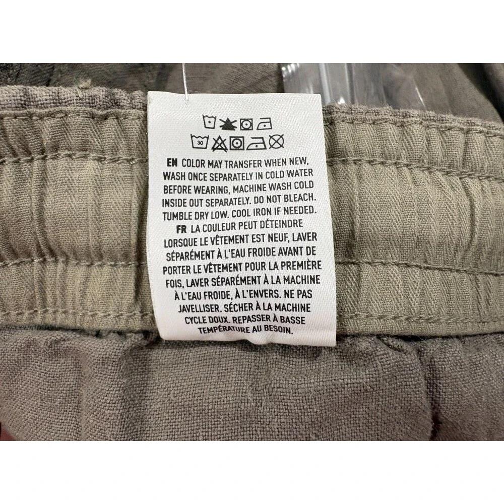Todd Snyder Mens Brown Relaxed Linen Leisure Pants Beachy Resort Wear Sz M NWT
